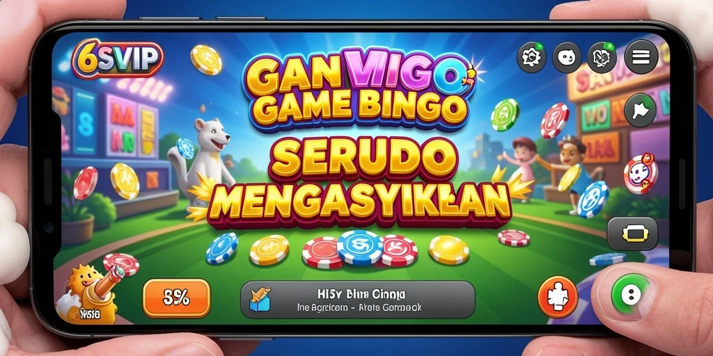Screenshot game 6SVIP menunjukkan momen seru saat bermain Bingo.