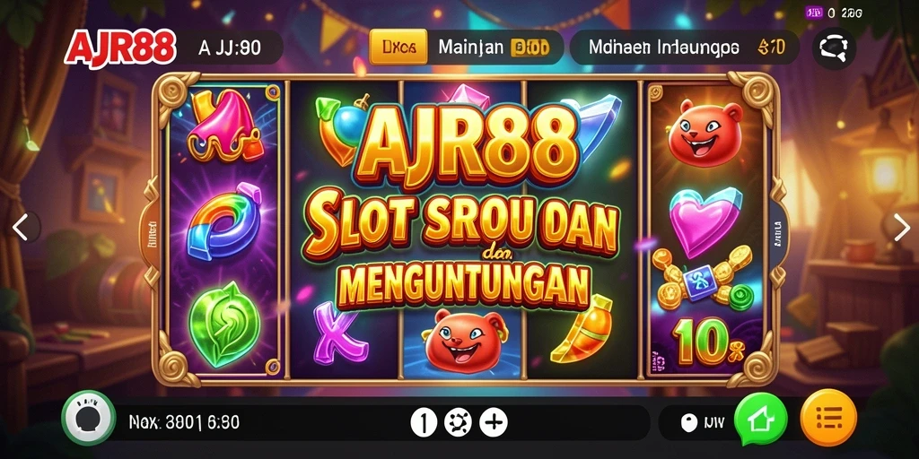 Tangkapan layar utama AJR88 menampilkan momen seru dari gameplay Slot yang mendebarkan.