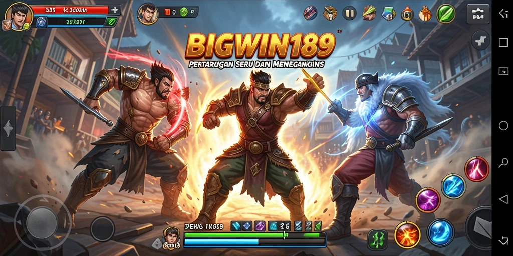 Tampilan menarik dari gameplay Fighting BIGWIN189 dengan pertarungan dinamis.