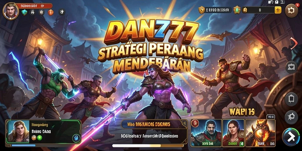 Screenshot gameplay <strong>DAN777</strong> yang menunjukkan aksi strategi di medan perang.