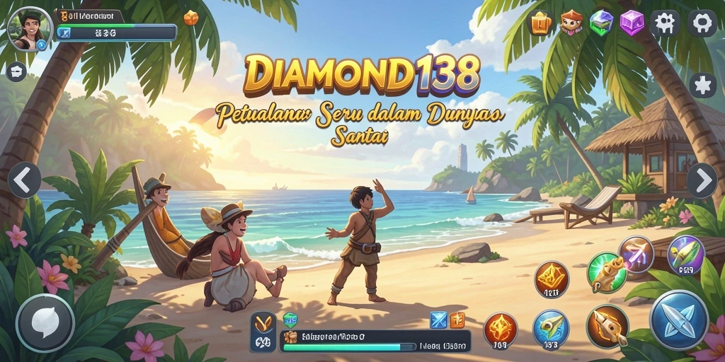 Tangkapan layar gameplay DIAMOND138 yang menarik dan penuh warna.
