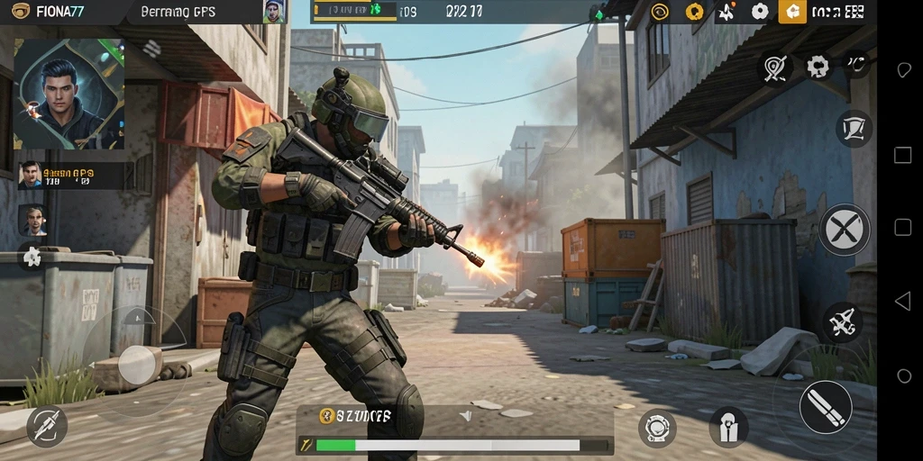 Tampilan menarik dari gameplay FIONA77 yang menegangkan.