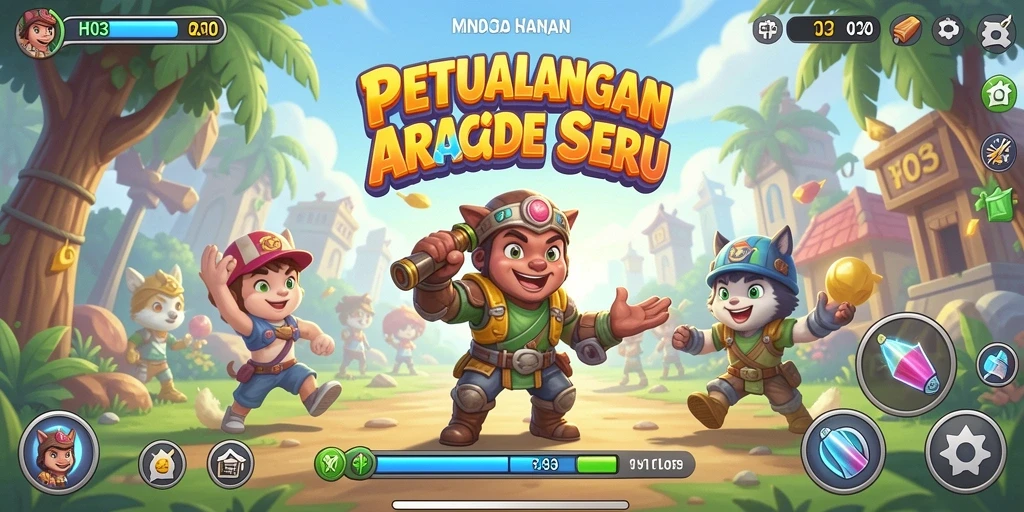 Tampilan gameplay H03 yang penuh aksi dan seru.