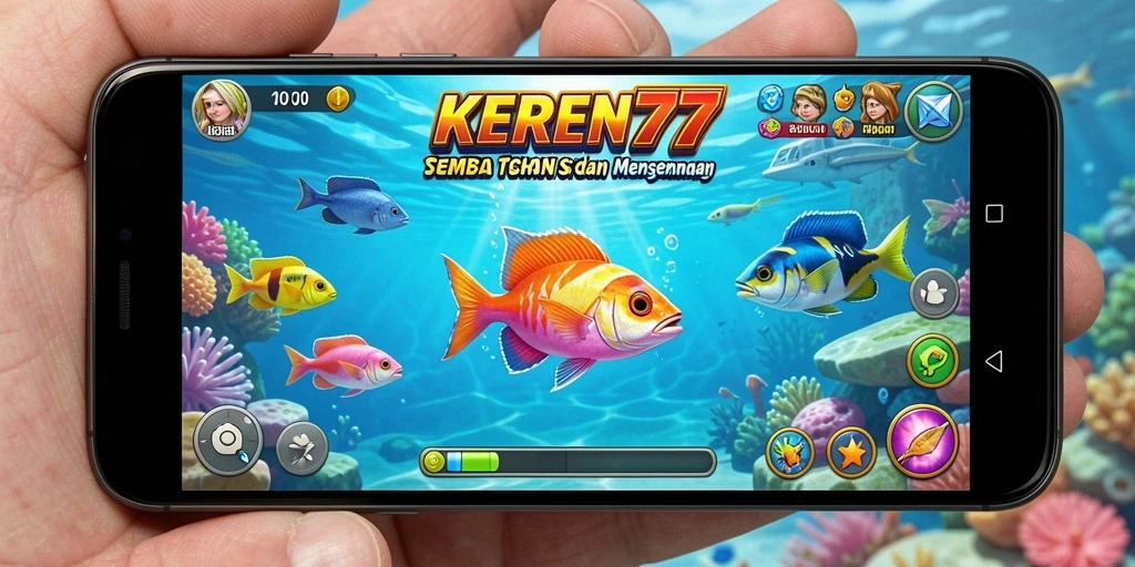 Tampilan gameplay KEREN77 yang seru dan penuh aksi Tembak Ikan.