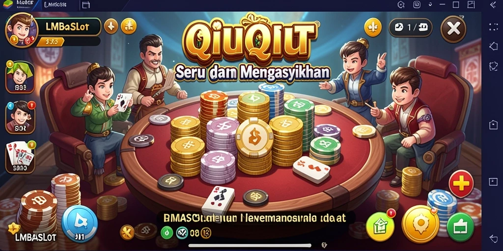 Screenshot gameplay QiuQiu LMBASLOT yang penuh aksi.