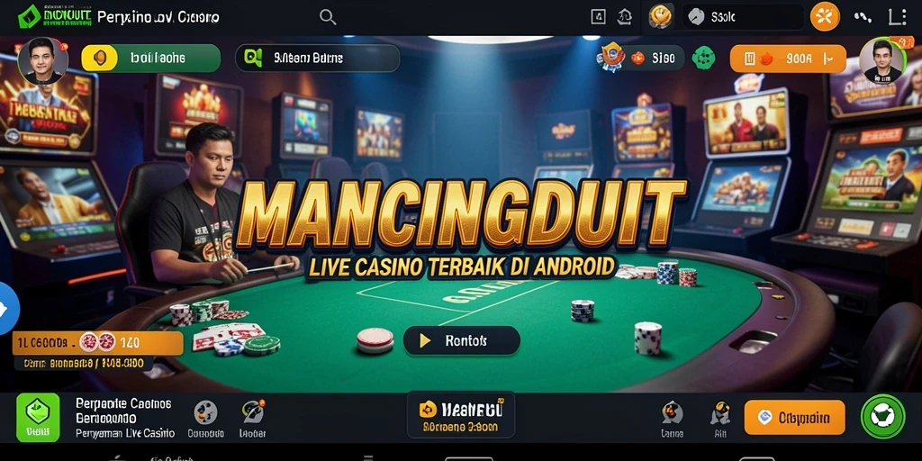 Tampilan gameplay MANCINGDUIT yang mendebarkan dan interaktif.