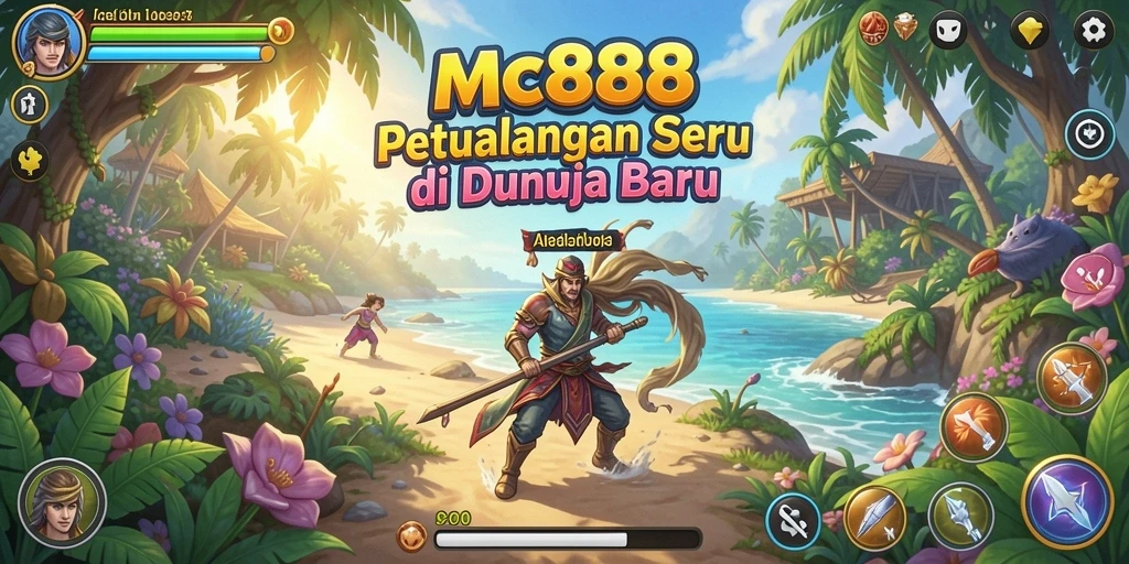 Tampilan gameplay petualangan di MC888 yang menakjubkan.