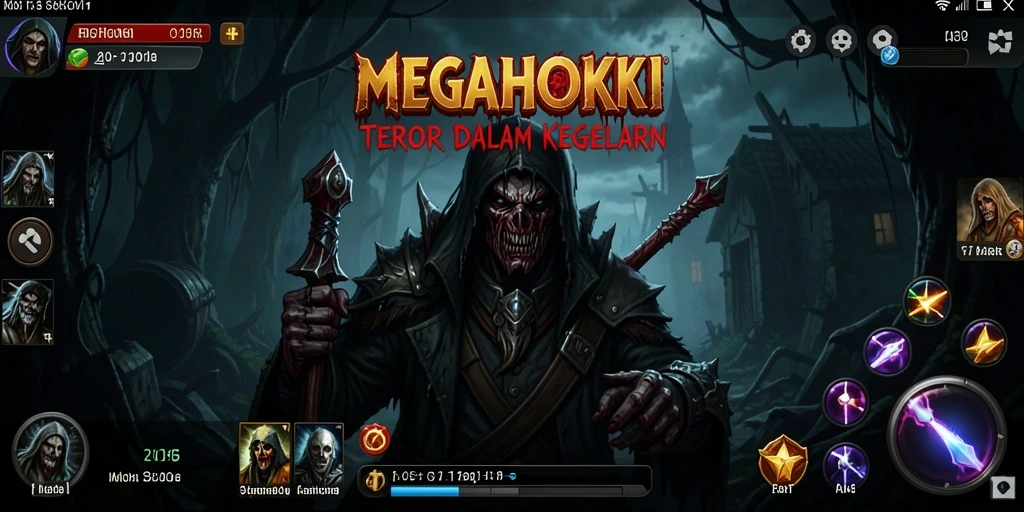 Gameplay mencekam dalam dunia kegelapan MEGAHOKI.