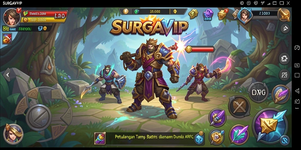 Gameplay seru SURGAVIP yang menantang dan menarik.