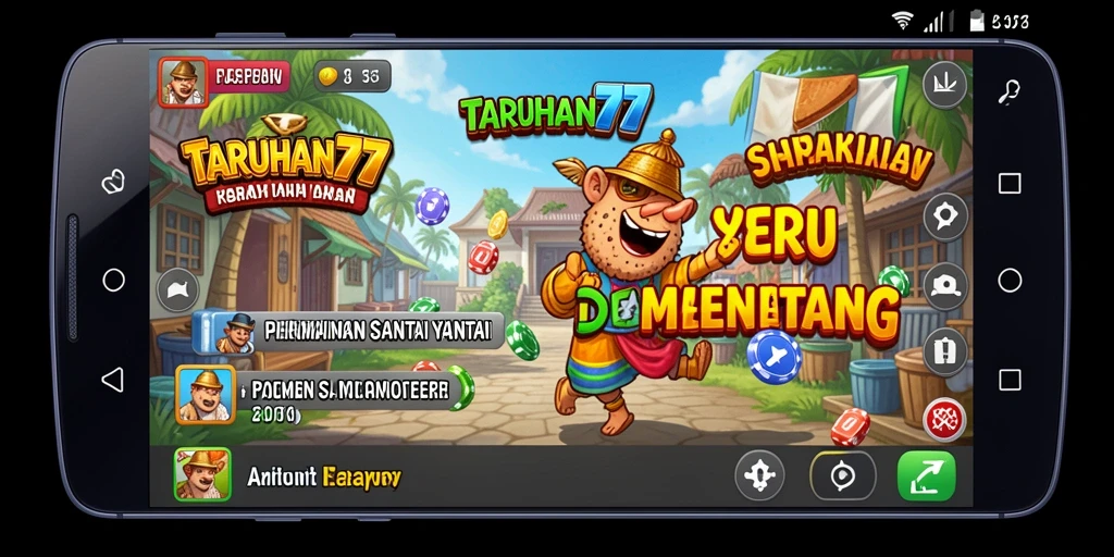 Screenshot menunjukkan gameplay seru TARUHAN77 dengan grafis menawan.